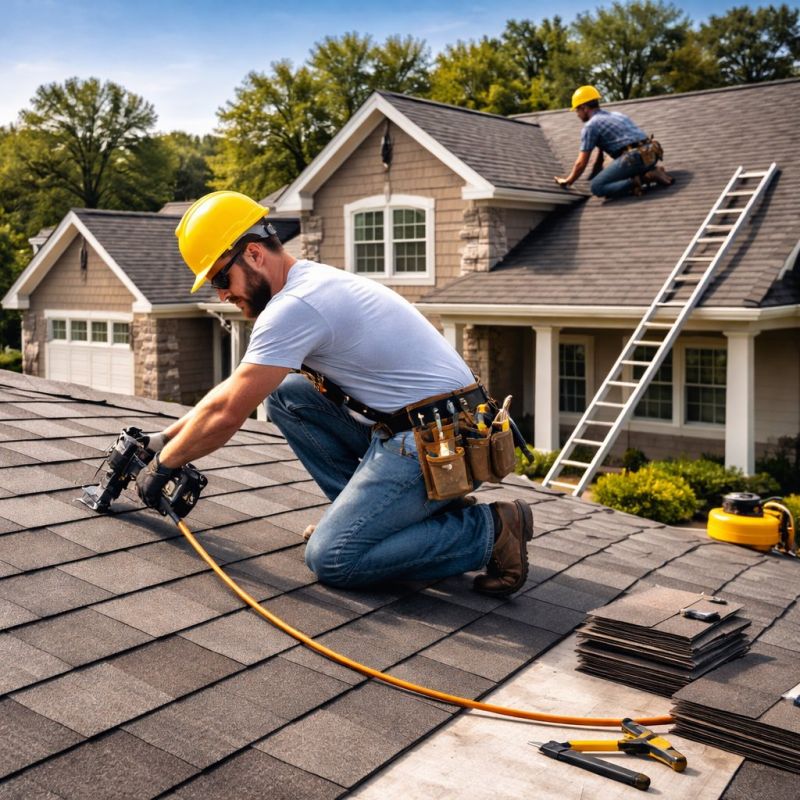 House Roof Installation in Worcester, MA
