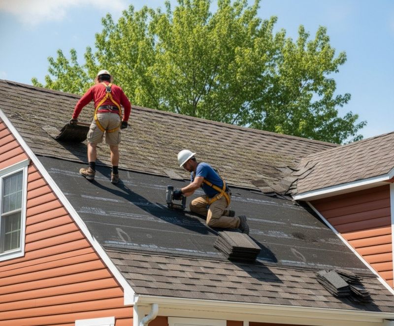 Damaged Roof Replacement in Boston, MA